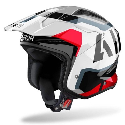Airoh TRR II Jupiter Trials Helm Red Gloss
