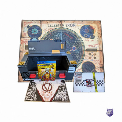 Borderlands 3 PS4 Diamond Loot Chest CE   Sealed Torgue Envelope + Cloth Map