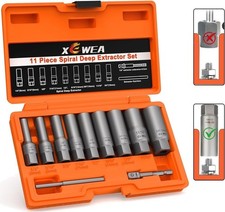 Bolt Extractor Kit For Deep Well Bolt 11 Pcs Lug Nut Extractor Set Deep Socket