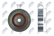 FITS TOYOTA AVENSIS 2.0 TD DEFLECTION/GUIDE PULLEY, V-RIBBED BELT RNKTY028 NTY