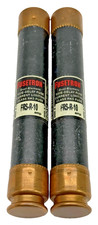 Lot of 2x Bussmann Fusetron FRS-R-10 Dual-Element Time-Delay Class RK5 Fuses