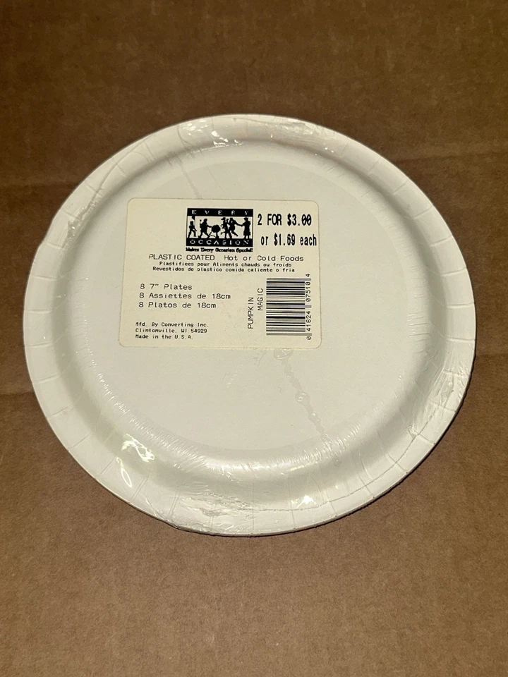 Creative Converting Napkins + Plates Halloween Treats Pumpkin Magic Sealed NOS - Image 4 of 4