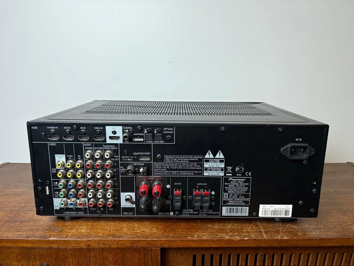 Pioneer VSX-521 Stereo Receiver - fur Reparatur oder teile