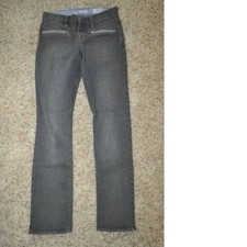 Girls Jeans 14 Black Wash Adjustable Waist Denim Super Skinny Pants The Gap