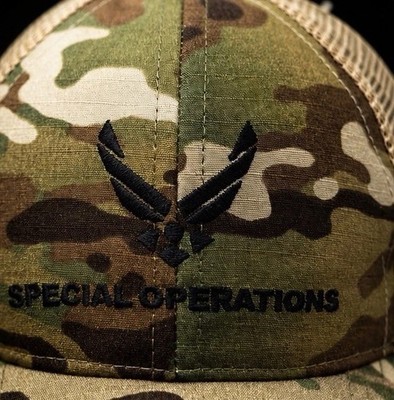 US Air Force Special Operations Hat Camo Mesh Trucker Cap USAF Adjstbl NEW  