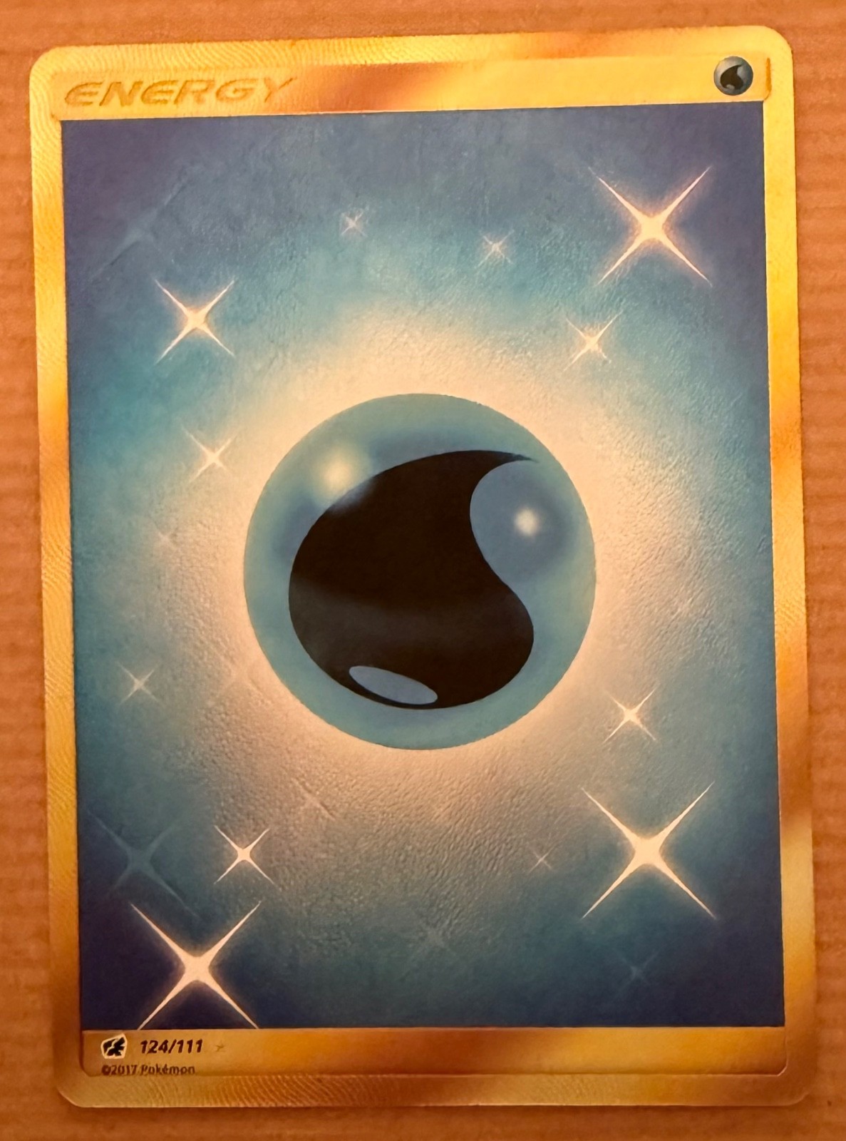 Pokemon TCG Water Energy 124/111 Crimson Invasion Secret Rare NM/M Condition