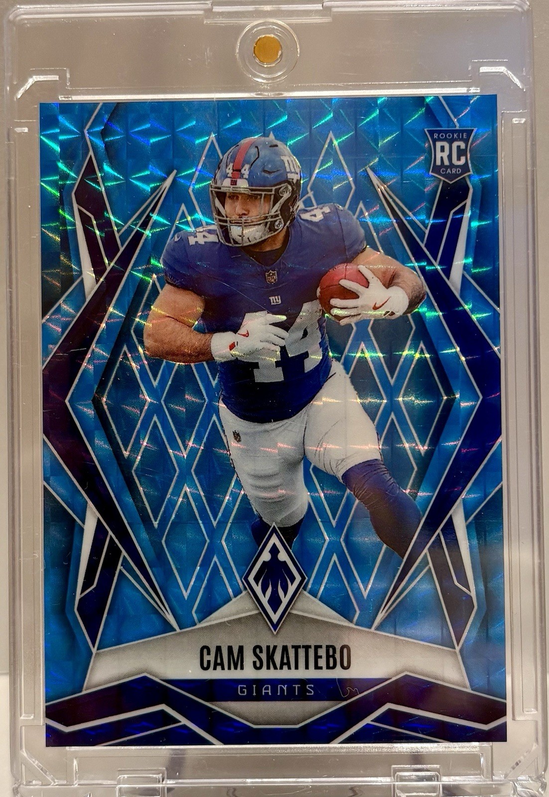 Cam Skattebo 2025 Panini Phoenix Football #168 Blue /385 RC