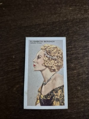 1935 Gallaher Cigarettes Stars of Screen & Stage #17 Elisabeth Bergner