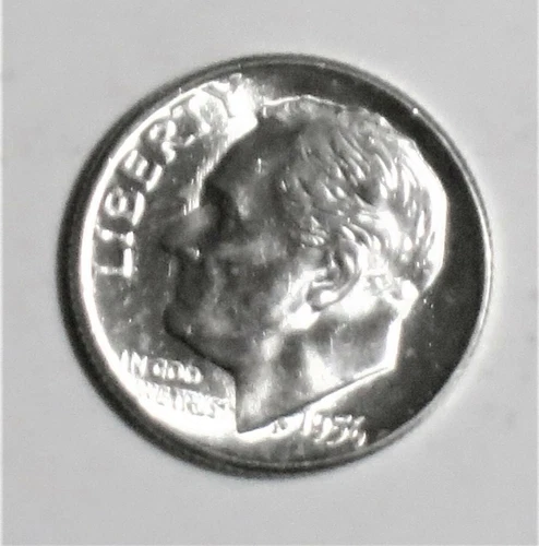1956 P Brilliant Uncirculated Roosevelt Dime     D0529