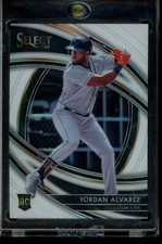 2020 Panini Select Premier White Prizm 15/50 Yordan Alvarez #154 Rookie RC