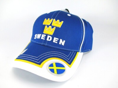 Basecap Schweden 3 Kronen Baseball Kappe Sweden hochwertig  NEU