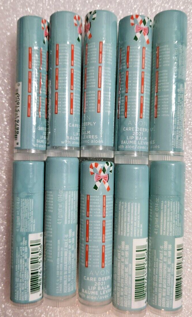 avon-care-deeply-with-aloe-lip-balm-0-14-oz-calendar-2021-wrap-lot-of-10-888761447360-ebay