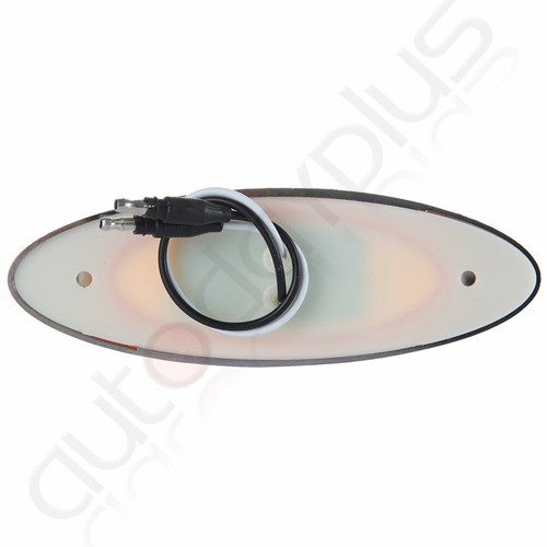 15x 6.5'' 16LED Amber Side Marker Clearance Light w/Chrome Bezel+Free Side Light - Picture 8 of 12