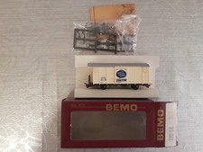 BEMO 2282 124 SCALA H0m 1/87 CARRO CHIUSO 2 ASSI TIPO Gbk-v 5614 IBACOM RhB