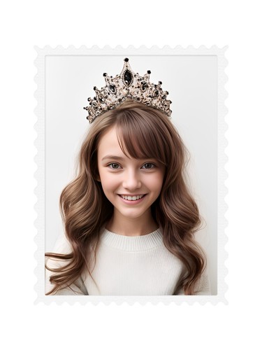 Beaded Bridal Headband BHLDN Justin And Taylor With Tie On  display picture 2