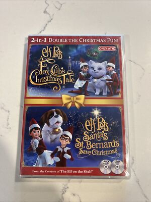 The Elf on the Shelf Double Feature DVD Elf Pets Fox Cubs Christmas Santa