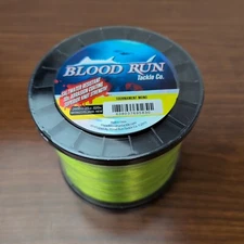 Blood Run Tournament Mono - 2600yd - 25lb .020" Yellow - Bulk Spool - FREE SHIP!