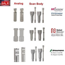 US Dental CAD/CAM Implant Scan Body Analog Fit Nobel Straumann Hiossen Osstem