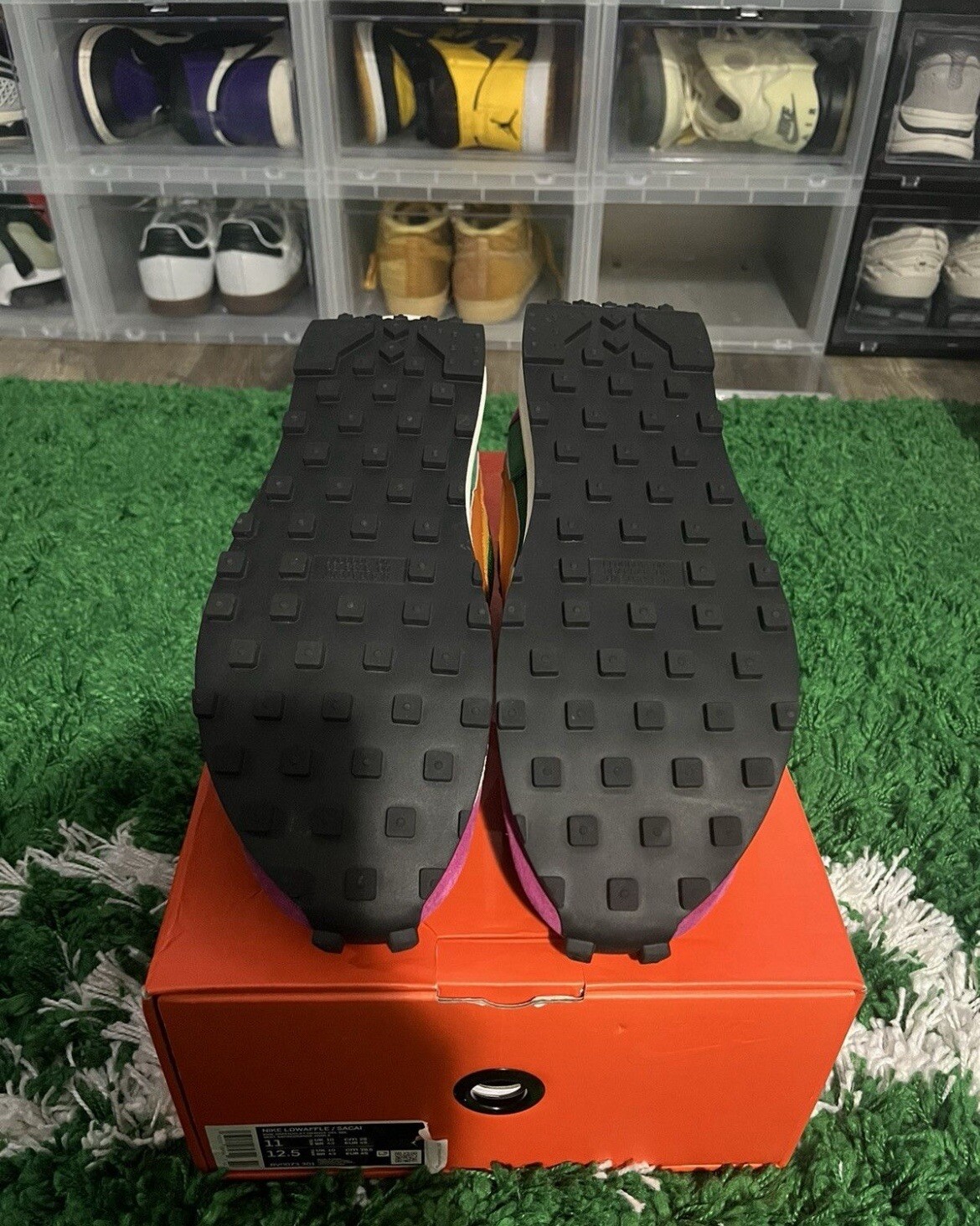 SACAI X NIKE Taglia 11 Nike sacai x LDWaffle verde pino