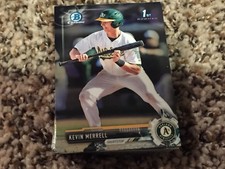 KEVIN MERRELL 2017 BOWMAN CHROME DRAFT  ROOKIE CARD RC #BDC-17  A'S!