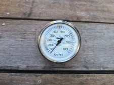 FARIA 5101971 Chesapeake White SS 4" Speedometer 60 MPH