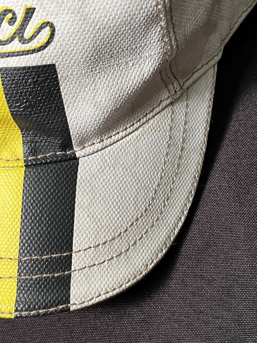 RARE GUCCI SHERRY LINE ITALIAN CAR RACING STRIPE BASEBALL RARE GUCCI SHERRY LINE ITALIAN CAR RACING STRIPE BASEBALL