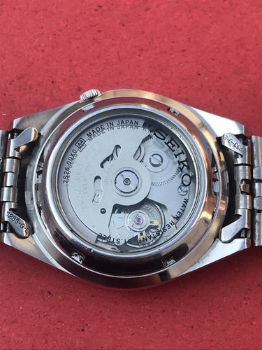 Vintage Seiko 5 Automatic 21 Jewels 7s26-00X0 Day/Date Japan Men's Watch - 第 17/17 張圖片