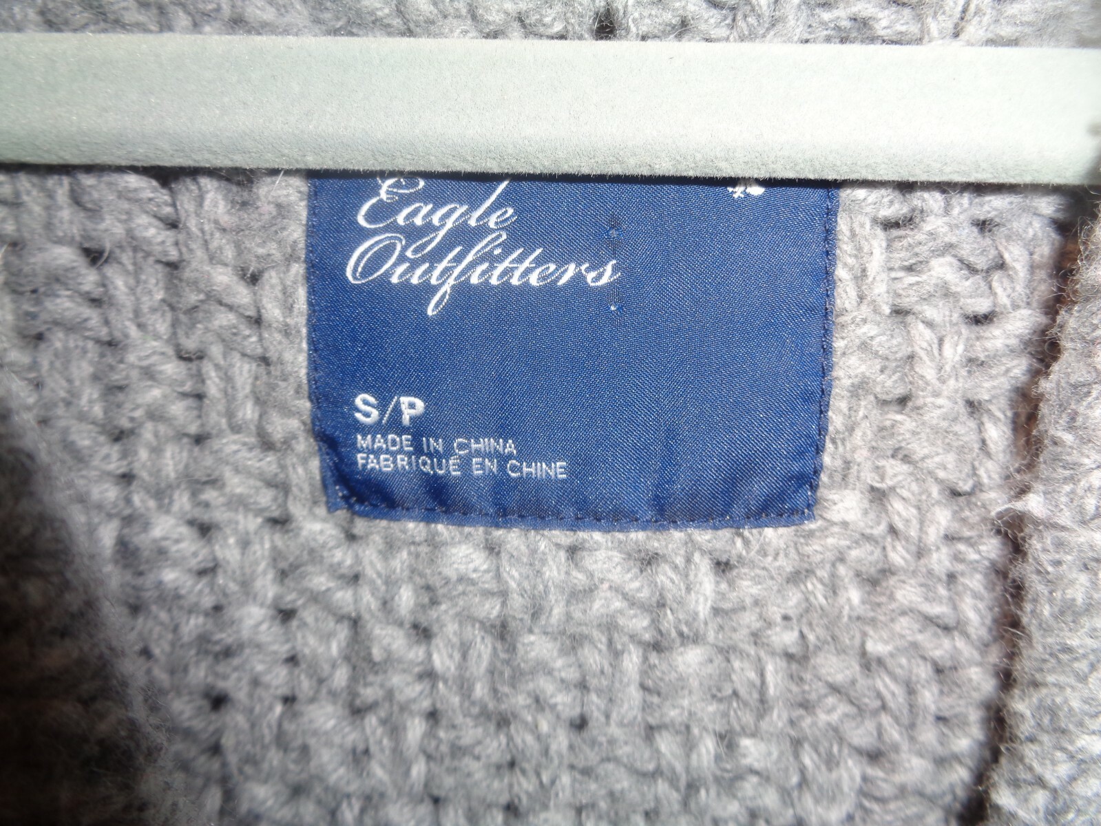 AMERICAN EAGLE BUTTON DOWN HEAVY WOOL RABBIT HAIR… - image 3