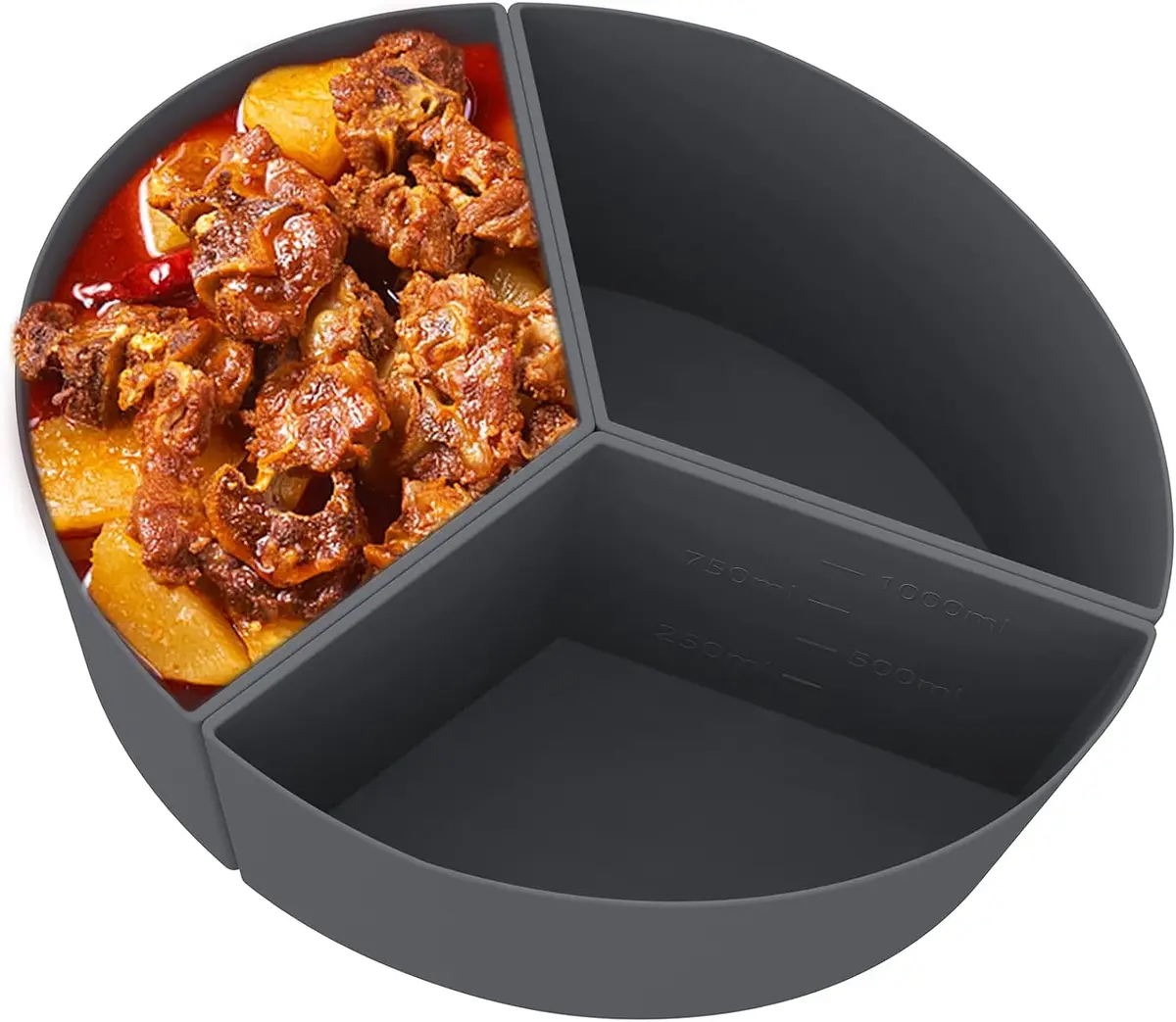 Anyone have experience using one of these, or similar, silicone dividers? :  r/slowcooking