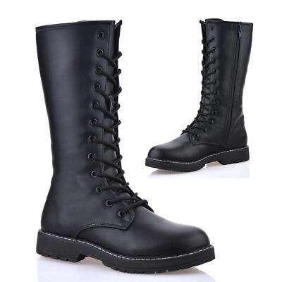 Mädchen Kinder Kinder Reißverschluss Schule Freizeit Winter Halbhohe Biker Stiefel Schuhe Größe