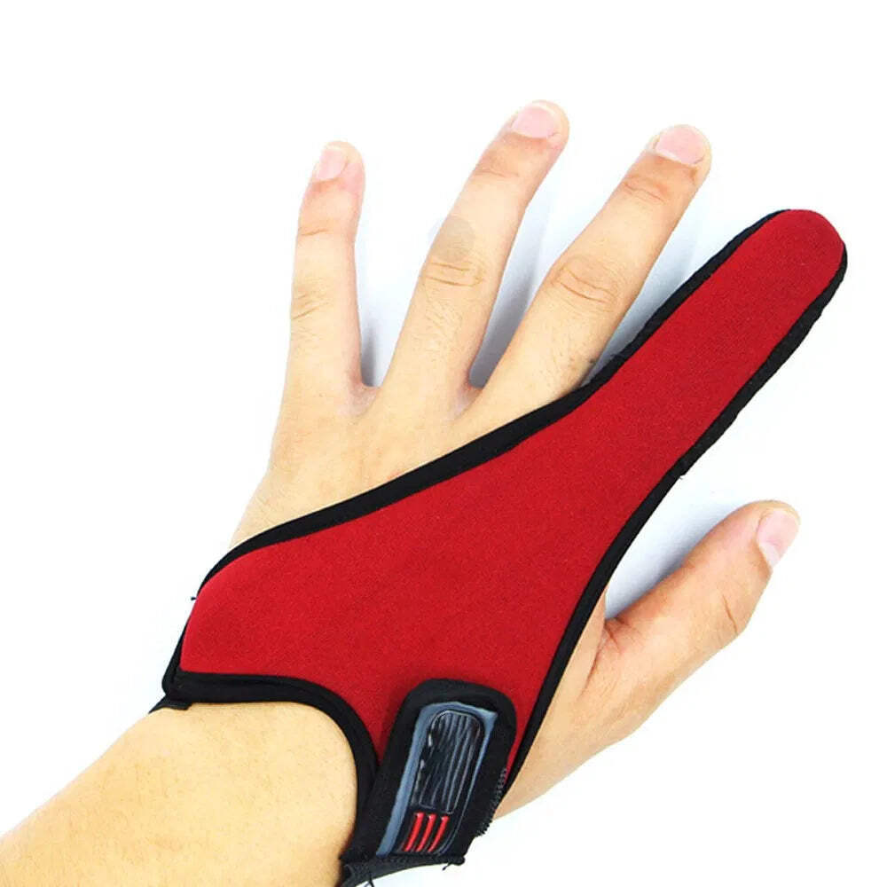 Fishing Casting Finger Stall Glove - Ideal For Using With Fixed Spool Reels