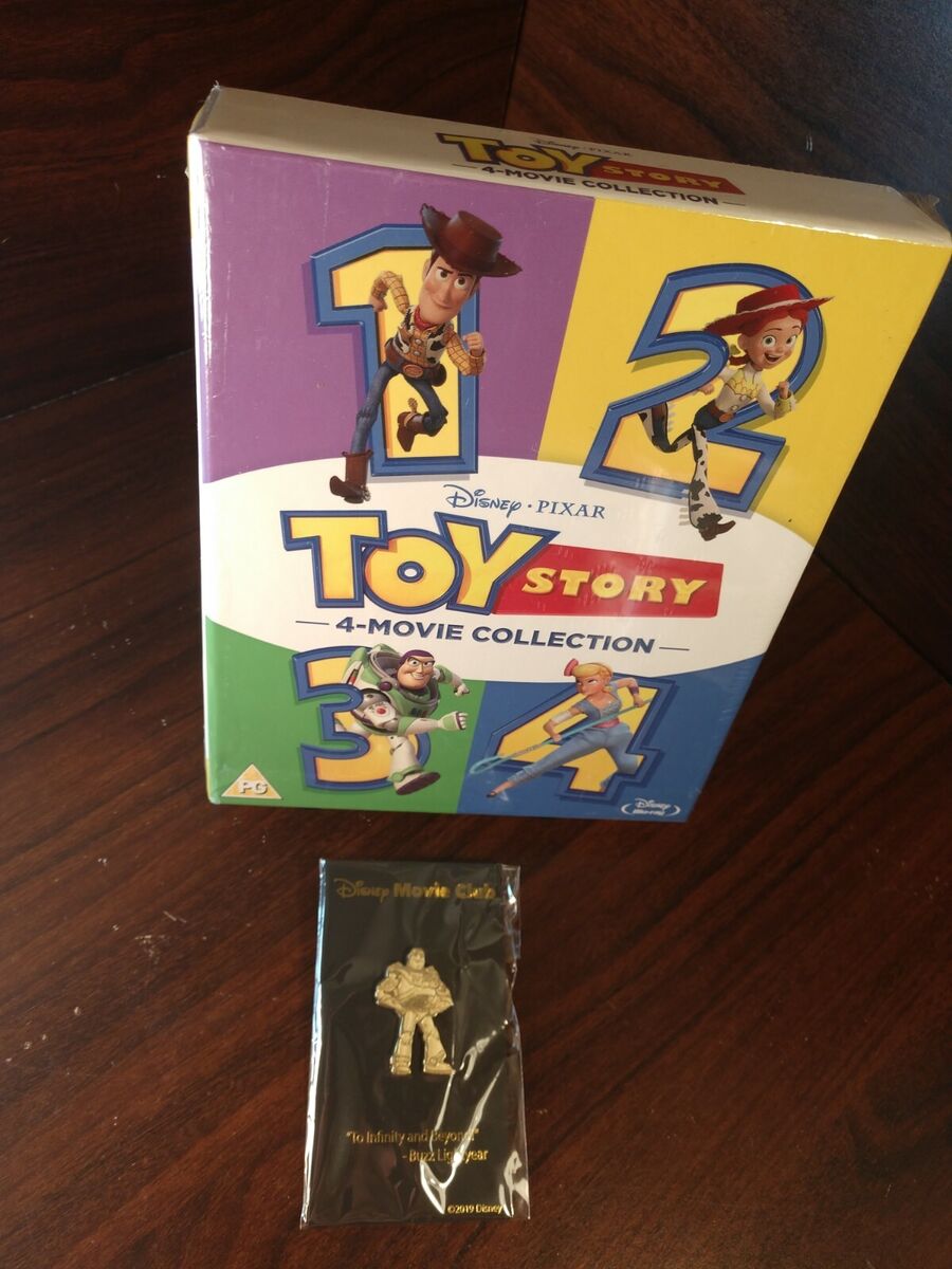 Filmes Toy Story Blu-ray Box Coleção 4 Discos Disney Pixar