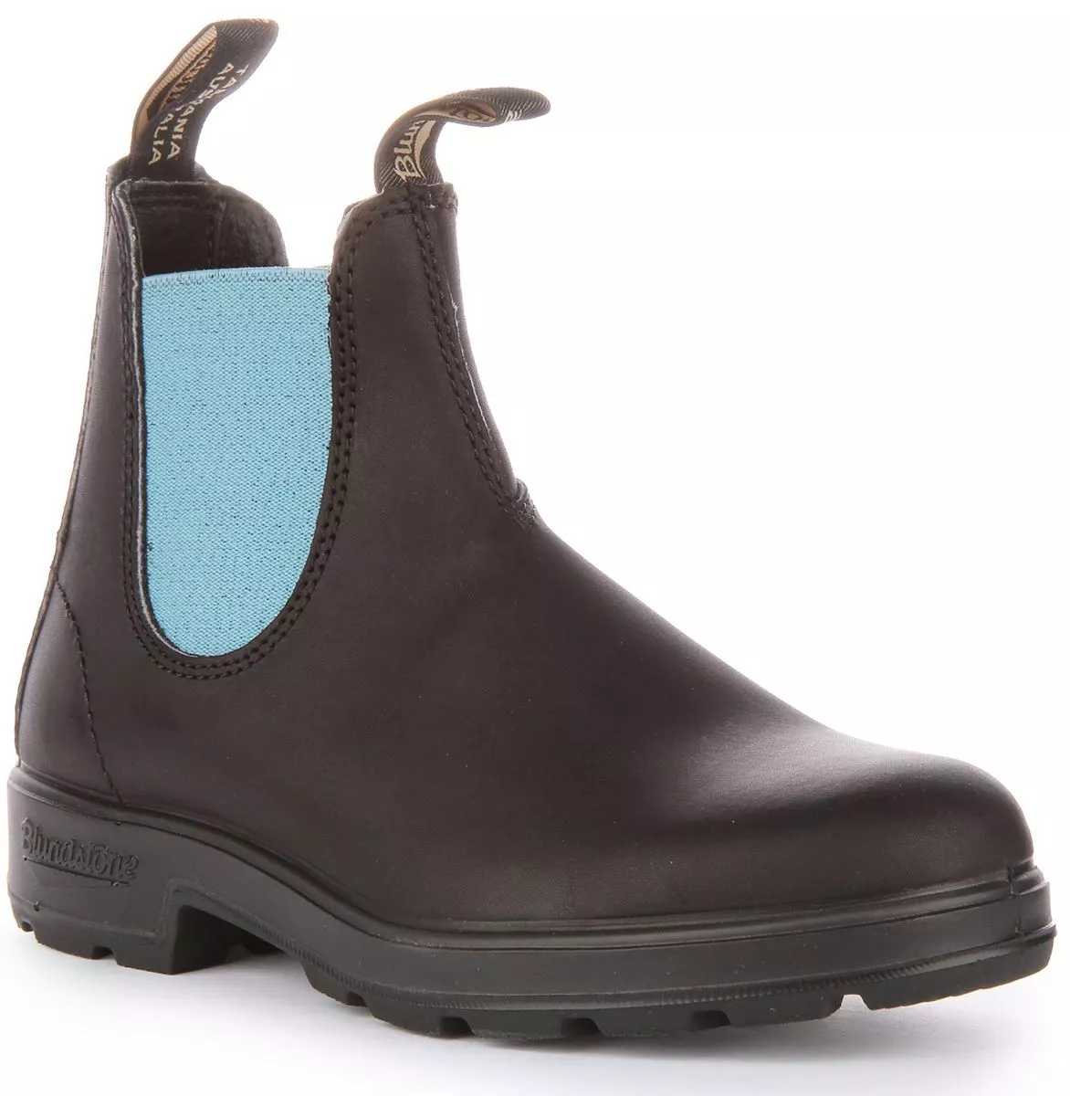 Blundstone black deals blue