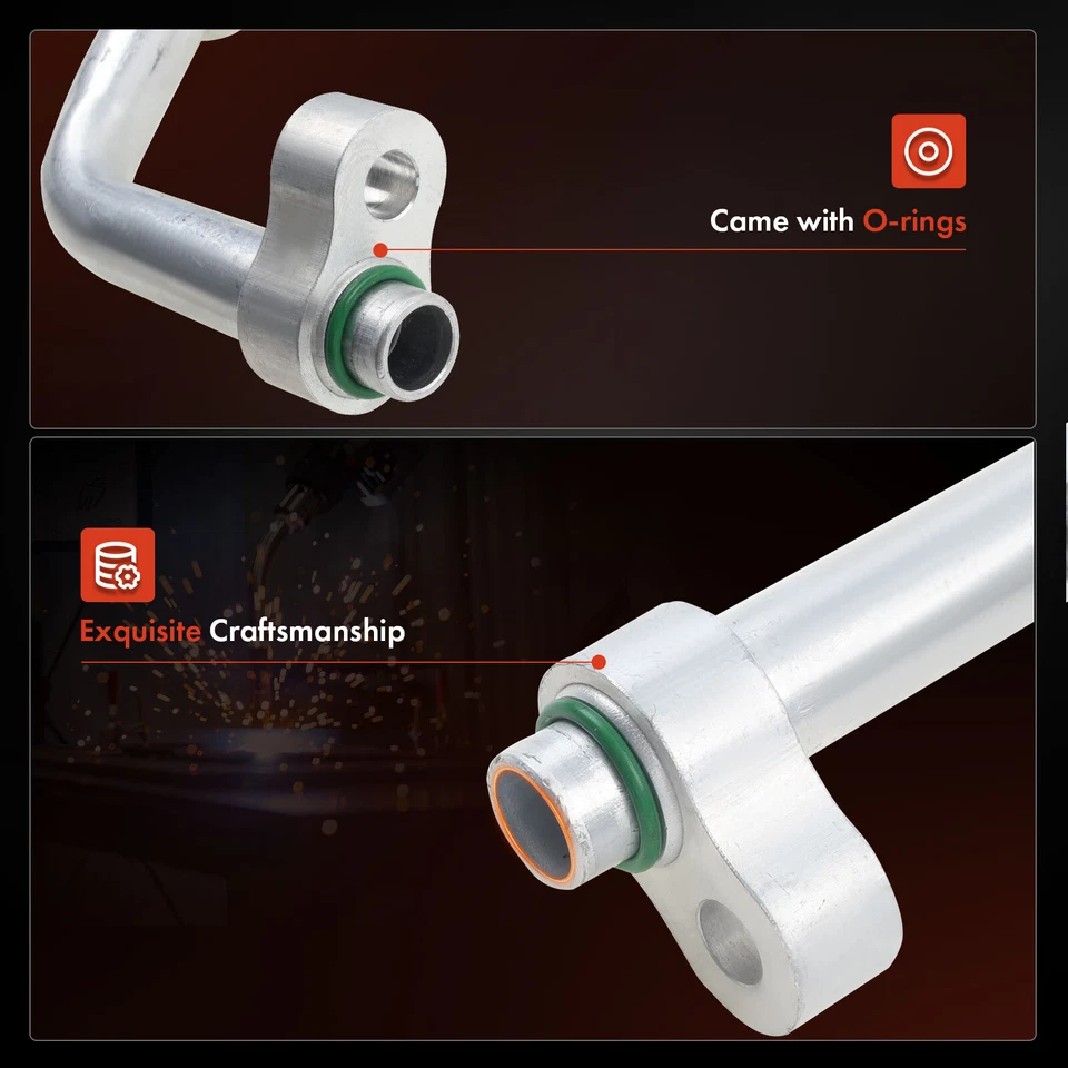 Línea de succión de aire acondicionado para Saturn SC1 SC2 SL SL1 SL2 SW1 SW2 94-98 1,9 L baja presión Foto 3 de 4