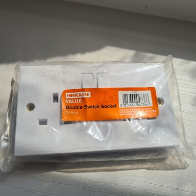 Homebase 13 Ampere Doppelsteckdose - Neu