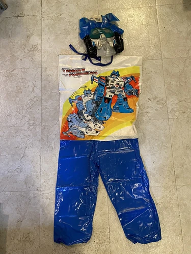 Vintage 1984 Hasbro Vinyl Transformers Optimus Prime Halloween Costume