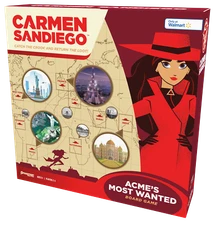 Pressman Carmen Sandiego: ACME's Most Wanted board game night fun family kids