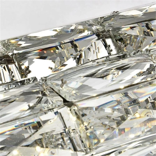 Elegant Lighting Valetta 24.4" Royal Cut Crystal LED Vanity Light in Chrome - Picture 3 of 6