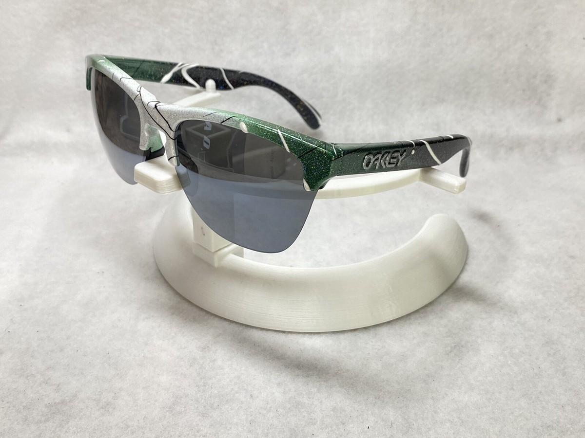 Custom Oakley Frogskins Lite Green Fade Drip w Fuse Black