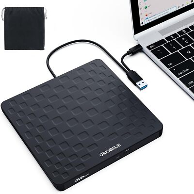 Reproductor y Quemador Portátil Externo Para PC, Unidad Grabadora de Cd Dvd Rw