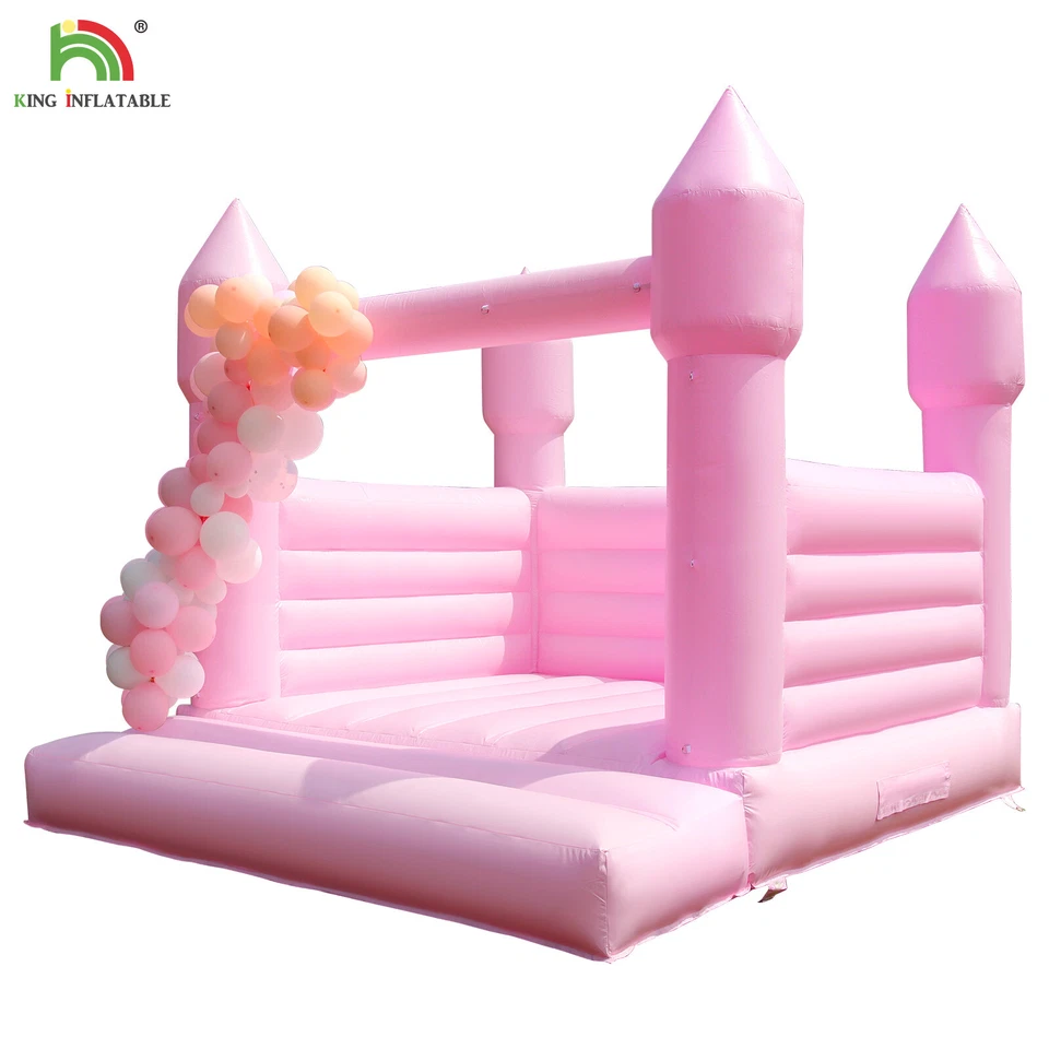 Casa de rebote inflable de PVC premium castillo ajuste de salto boda evento fiesta Foto 4 de 4