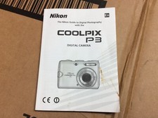 Nikon Coolpix P3 Digital Camera Instruction Manual Genuine User Guide English