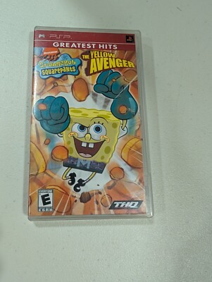SpongeBob SquarePants: The Yellow Avenger (Sony PSP, 2006) CIB