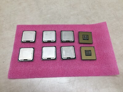 Lot of 8 Intel CPU Xeon 5130 E5410 5050 E5440