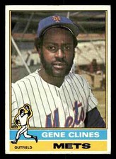 1976 Topps Gene Clines #417 - New York Mets