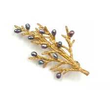MICHAEL MICHAUD JUNIPER BROOCH / PIN 6243 BZ