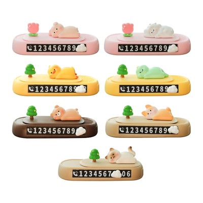Car Temporary Parking Card Phone Number Card for Buses Car Dashboard
