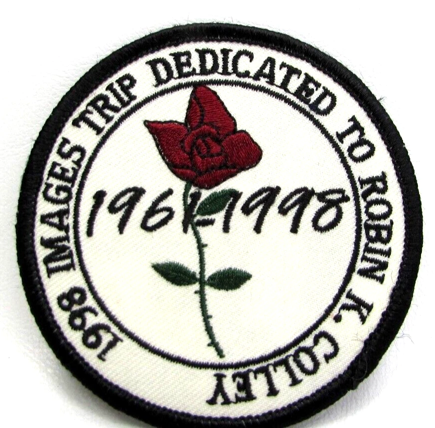 Винтаж 1961 1998 Изображения Поездка Посвященная Робину К. Колли Куртка Нашивка Канзас - Изображение 2 из 3