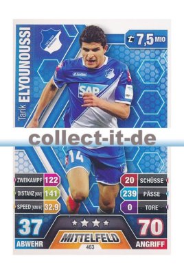 Match Attax Extra 14/15 - 463 - Tarik ELYOUNOUSSI
