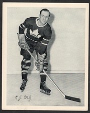 1945-54 Quaker Oats Maple Leafs' Nick Metz #37B, 8x10 VG-Ex